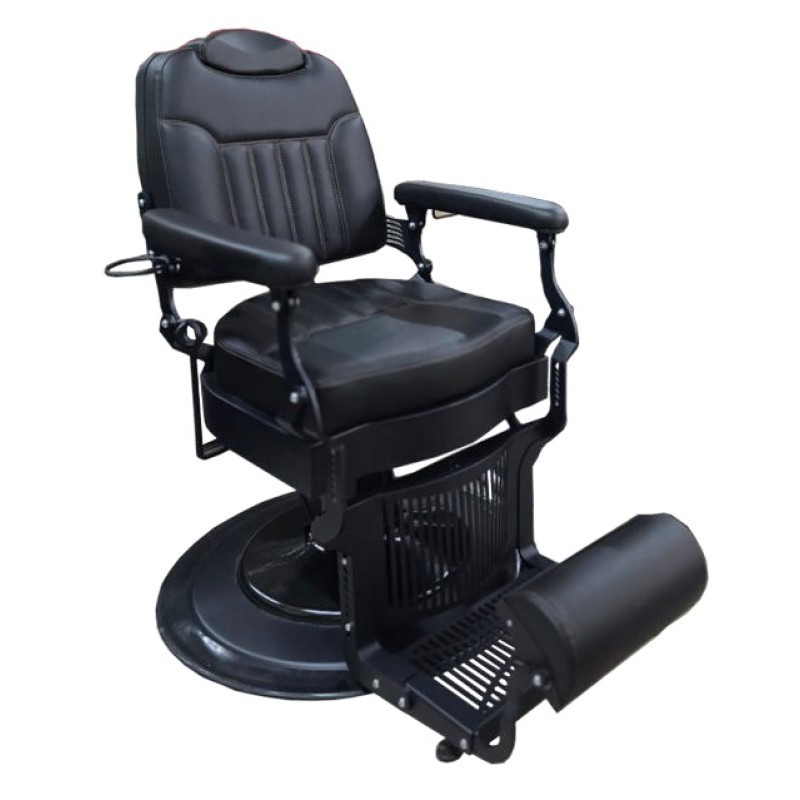 Бръснарски Столове - GL 158 Black / Silver
