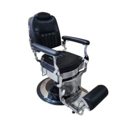 Бръснарски Столове - GL 158 Black / Silver